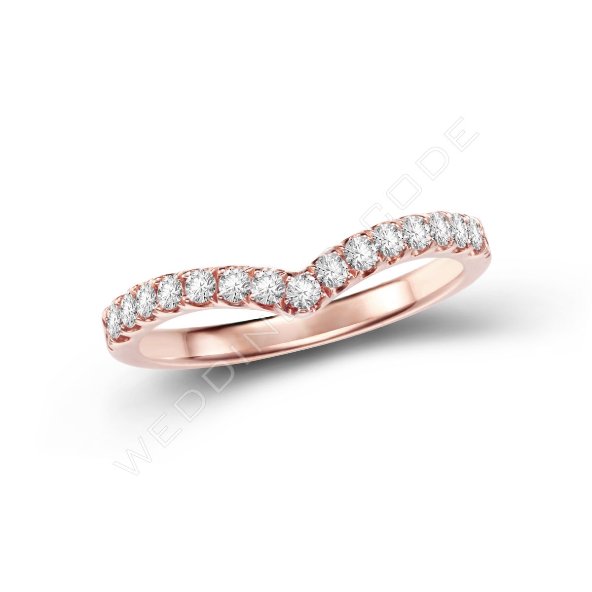 ｜WEDDING CODE｜★0.20 克拉線戒 2161玫瑰金